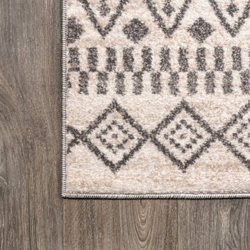 Ifrane Berber Geometric Stripe Area Rug